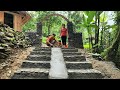 How to create perfect natural stone steps stair  good idea  chc tn bnh