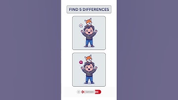 Only 10% Can Find All 5 Differences | Visual Puzzle Challenge #shorts