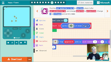 MakeCode Arcade - Happy Flower