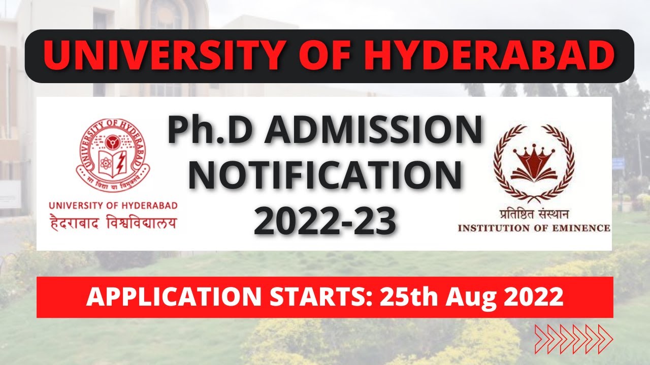 UoH PhD Admission Notification 2022 23 University Of Hyderabad Ph uoh-phd-admission-notification-2022-23-university-of-hyderabad-ph
