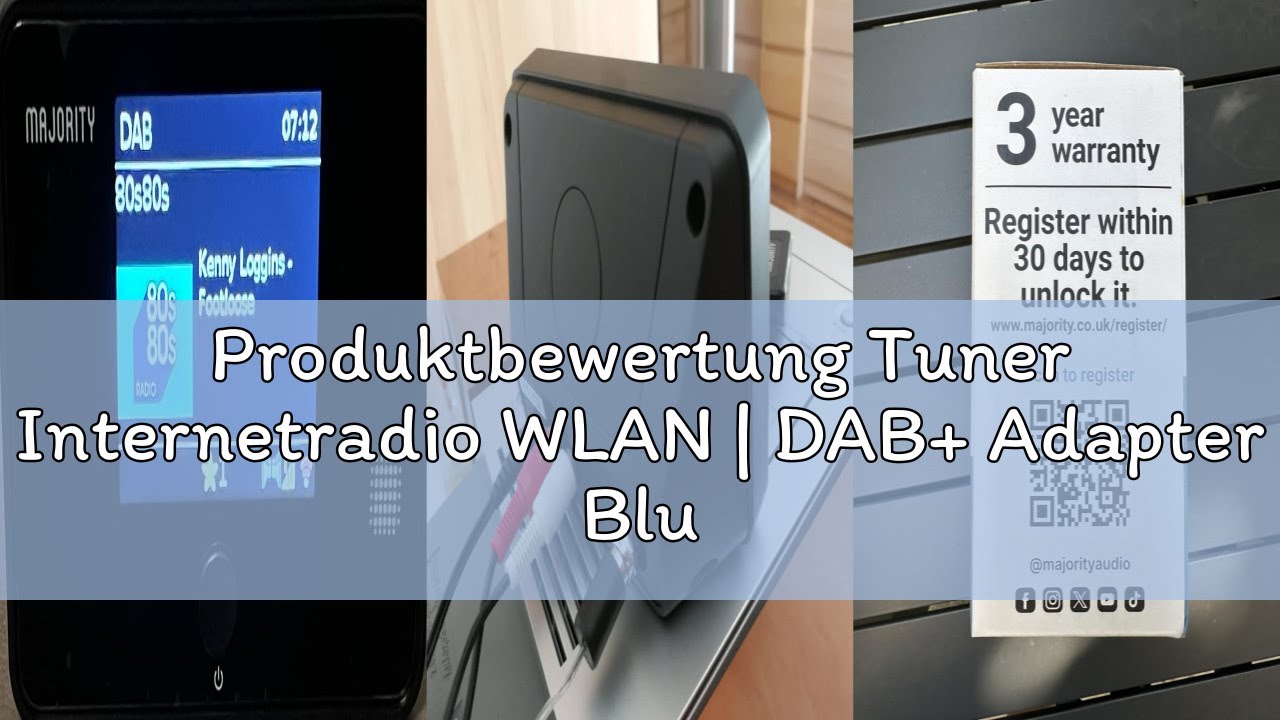 Produktbewertung Tuner Internetradio WLAN | DAB+ Adapter Bluetooth | Streamer Hifi Spotify Connect |
