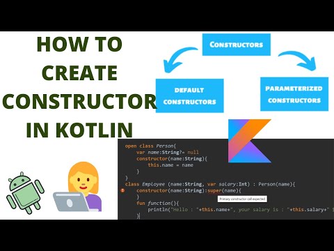 How to create Constructor  in Kotlin | malayalam