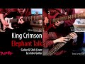 King crimson  elephant talk guitar  stick cover by astro guitar