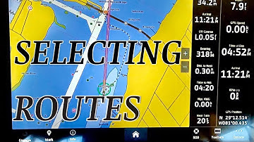 Garmin GPSMap 1243xsv Route Selection