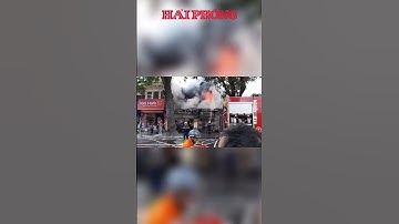 Hà Nội: Cháy lớn giữa phố Lò Đúc, khói bốc cao hàng chục mét