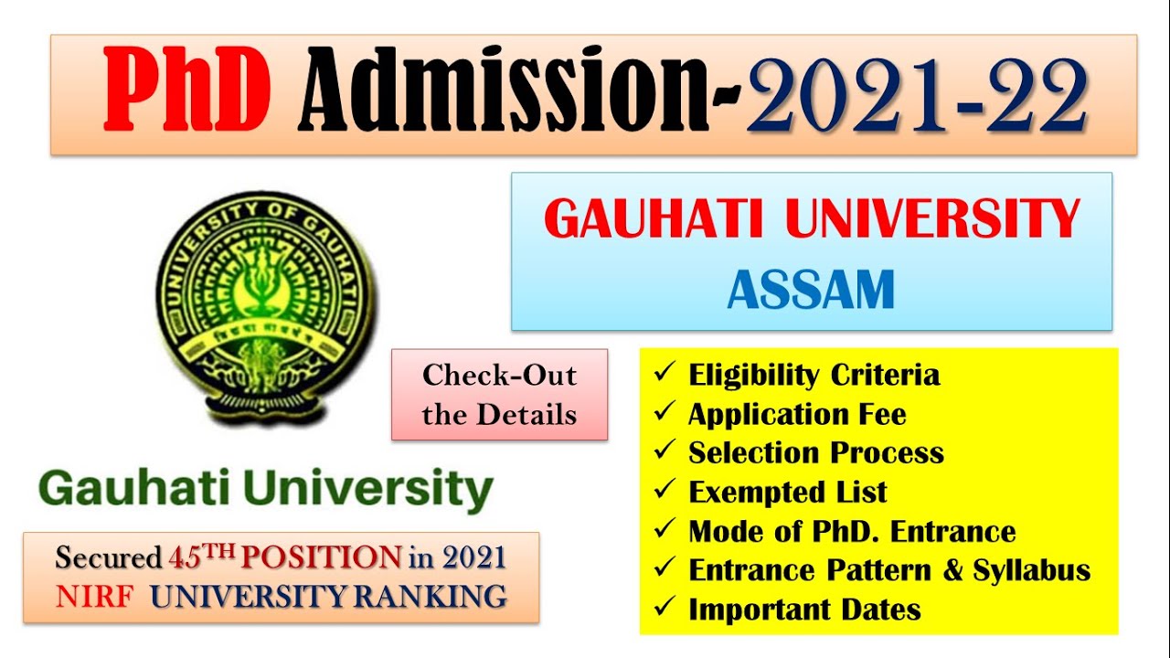 gauhati university phd thesis guidelines