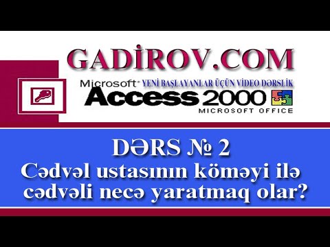 Video: Bir Cədvələ Bir Sıra Necə əlavə Etmək Olar