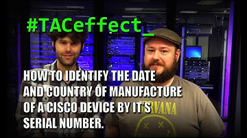 How to identify date and country of manufacturer in a Cisco serial number