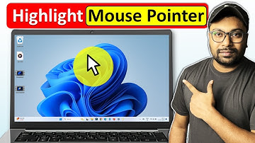 How to highlight mouse pointer windows 11 | mouse pointer highlight | mouse cursor highlight