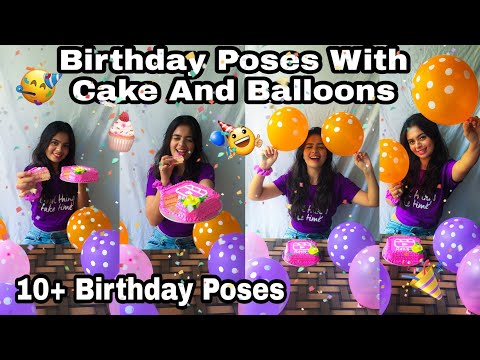 Birthday Photoshoot Poses with Balloons - Lemon8 Search