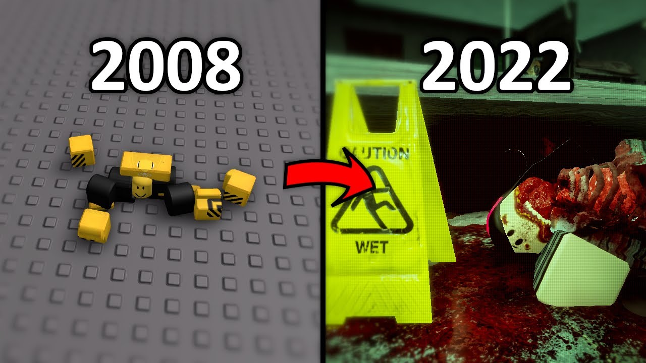 evolution of roblox gore... YouTube