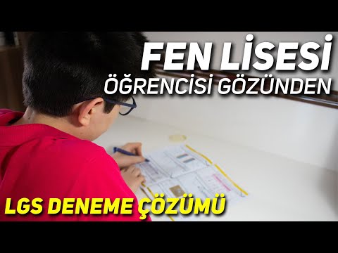 FEN LİSESİ ÖĞRENCİSİ GÖZÜNDEN LGS MATEMATİK DENEMESİ ÇÖZÜMÜ !