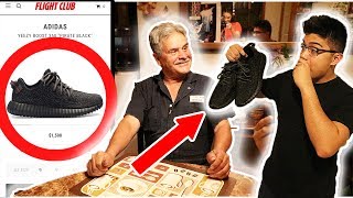 GIVING GRANDPA YEEZYS FOR FATHERS DAY PRANK!! (RETURNED THEM?)