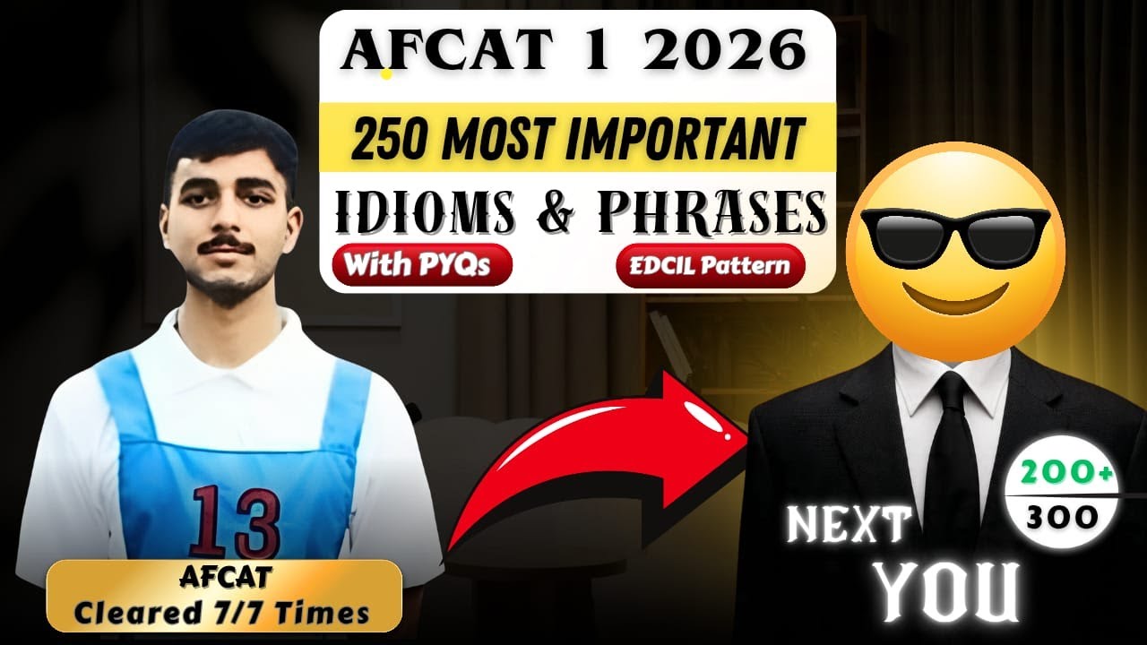 250+ Most Important Idioms & Phrases For All Exams | You Can't Afford To Miss This!!