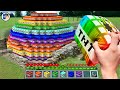 Minecraft in Real Life POV - RAINBOW TNT SPHERE in Realistic Minecraft RTX 創世神第一人稱真人版