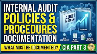 Internal Audit Policies and Procedures What Should Be Documented | CIA Part 3