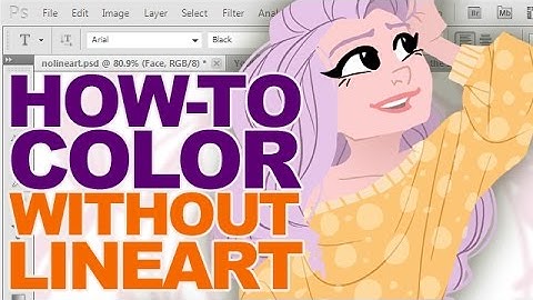 How to COLOR without LINEART | Tutorial