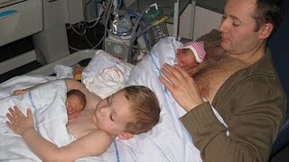 【충격! 】 작은 미숙아의 쌍동이가 형의 가슴에 안겨서 잔다 ···해 빌려주고, 그 사진에 비치고 있는 것은 빗나가 것 뿐만 아니었다!! 【목숨·불가사의】
