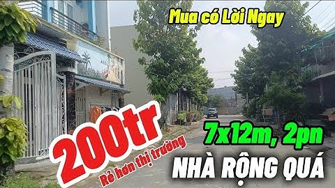 Bán nhà Hóc Môn 7x12m rẻ hơn 200 triệu sổ hồng riêng gần Cầu Lớn Hóc Môn | Mua có lời ngay quá rẻ