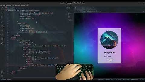 asmr programming - a modern music player - no talking