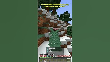 Day 44 of walking 2000 Blocks Every day until I reach the World Border. #minecraft #fypminecraft