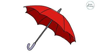 Easy Drawings Umbrella 1