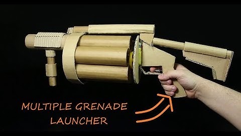 How To Make Multiple Grenade Launcher That SHOOTS From Cardboard I DIY & SCIENCE TECH