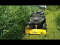 Rammy flail mower 120 atv  clearing of path