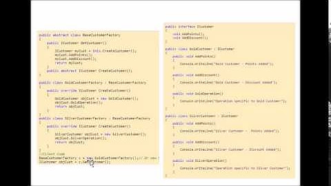 Factory Method vs Abstract Factory