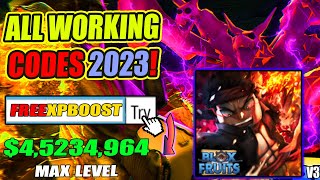 Blox Fruits codes for XP boost and stats reset (December 2023