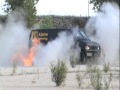 Alpine armoring  explosionbomb test on an armored van