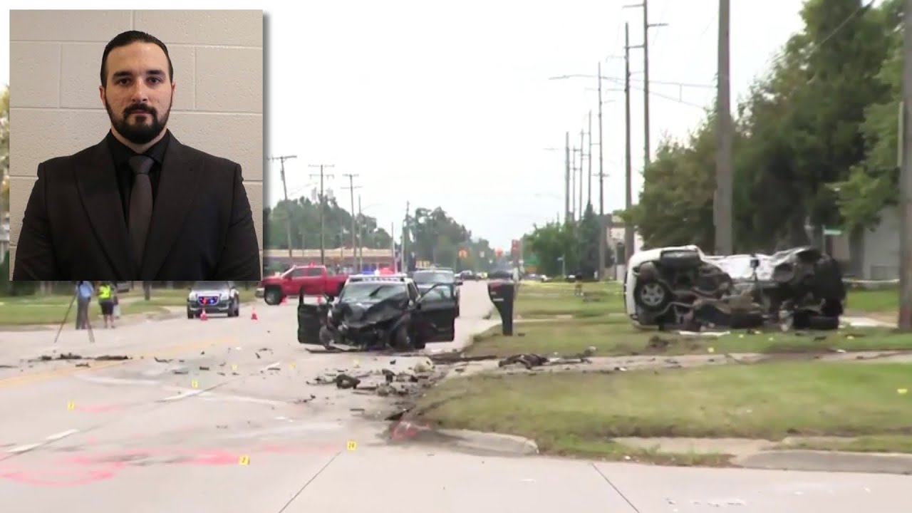 Warren officer charged in high-speed crash that killed 2 men - YouTube