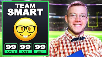 I Built The Smartest NFL Team Of All Time