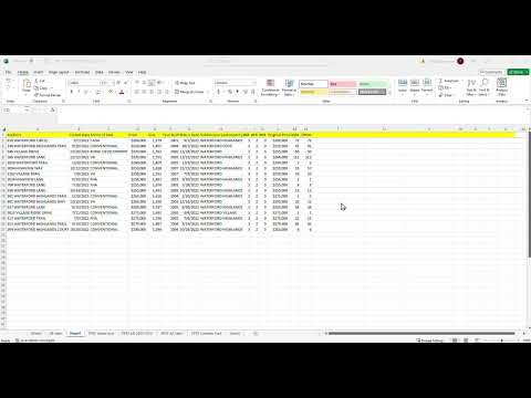 Using Excel to