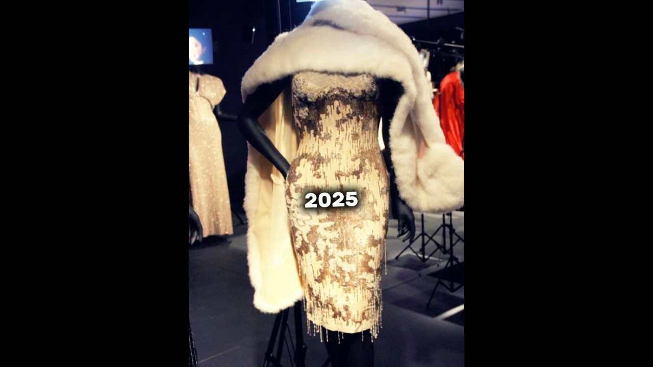 Marilyn Monroe 2025 vs 1959 Some Like It Hot dress