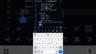 Make Simple Calculator App Using html css javascript #coding #shorts