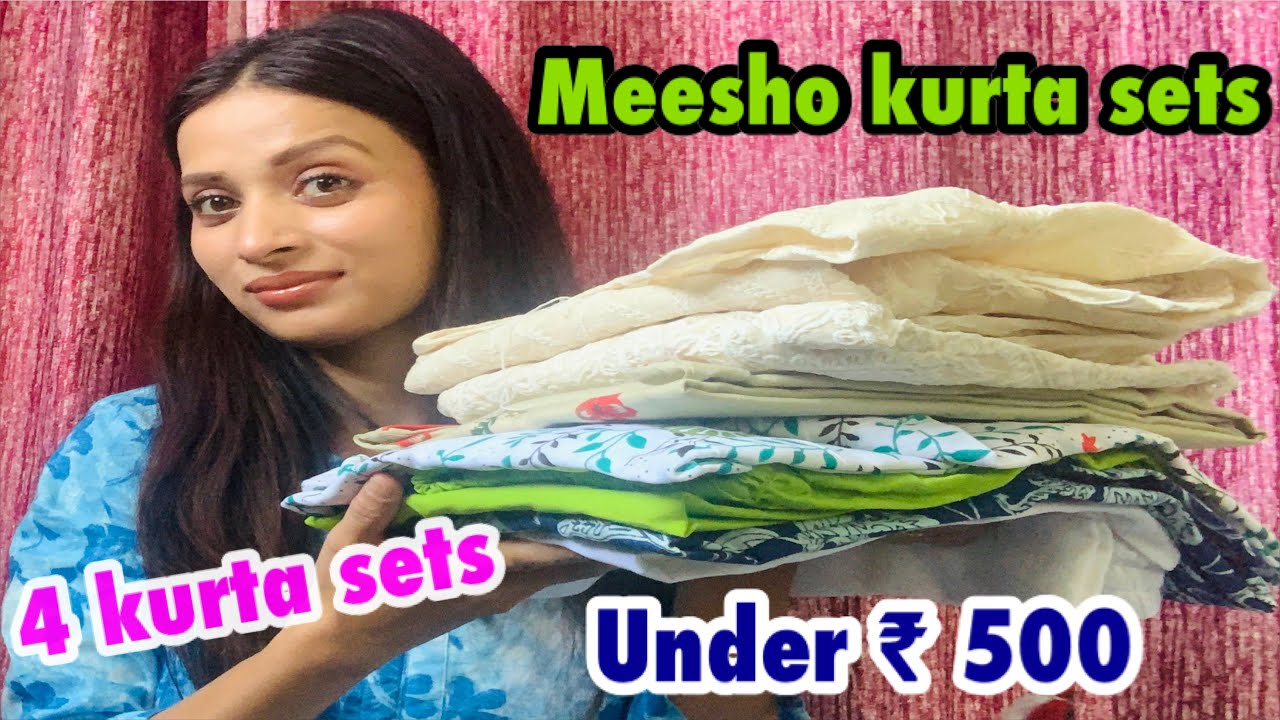 Meesho kurta sets haul | Meesho haul | Meesho sale haul | Meesho ...