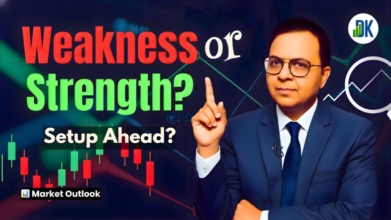 📉 Nifty Weak but Bounce Loading? Hidden Clues from Charts | DK Sinha ...