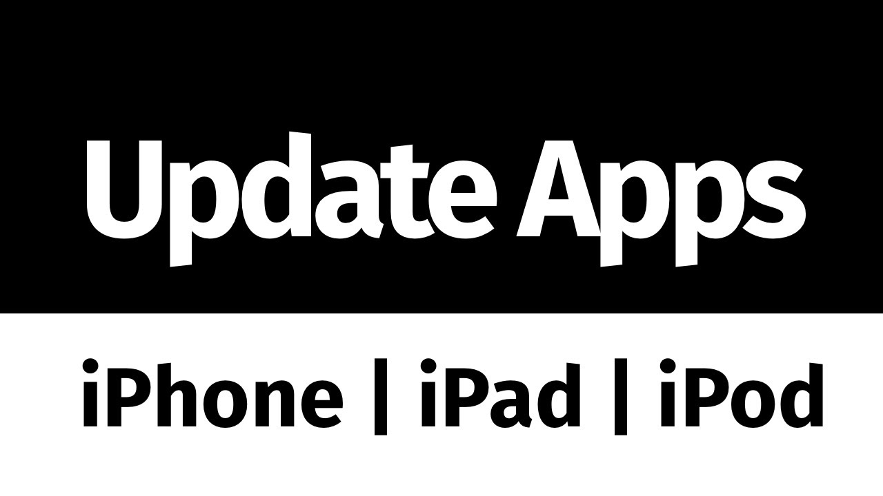 How To Update App On IPhone IPad IPod YouTube
