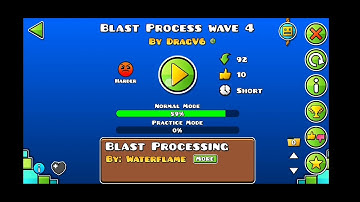 Blast Processing (Wave) : 4x Speed 100% | Geometry Dash