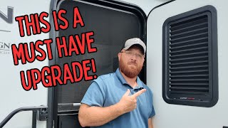 Lippert Thin Shade Review | Easy Install RV Door Shade for Prepped Entry Doors