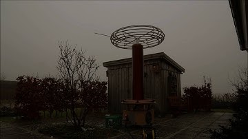 Large Tesla Coil - Kaizer DRSSTC 3 - First Light
