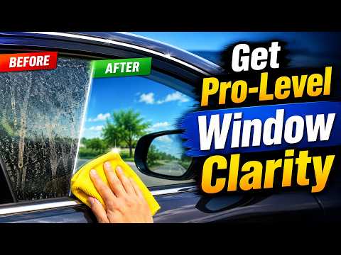 Dirty Car Windows? Get Them Crystal Clear in Minutes 🚗🧼