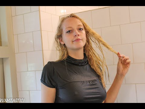 Trailer: Eileens braless shower in turtleneck dress