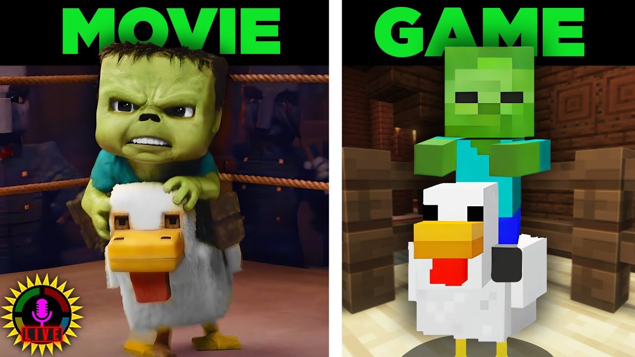 Recreating the BEST VIRAL Minecraft Movie Moments