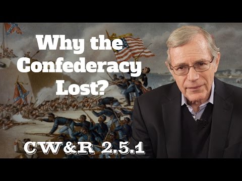 Videó: A konföderáció elvesztette a polgárháborút?