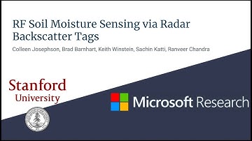 Demo of RF Soil Moisture Sensing via Radar Backscatter Tags