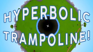 How high does this Hyperbolic trampoline go? - Hyperbolica