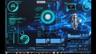 Rainmeter Jarvis/Blue Vision