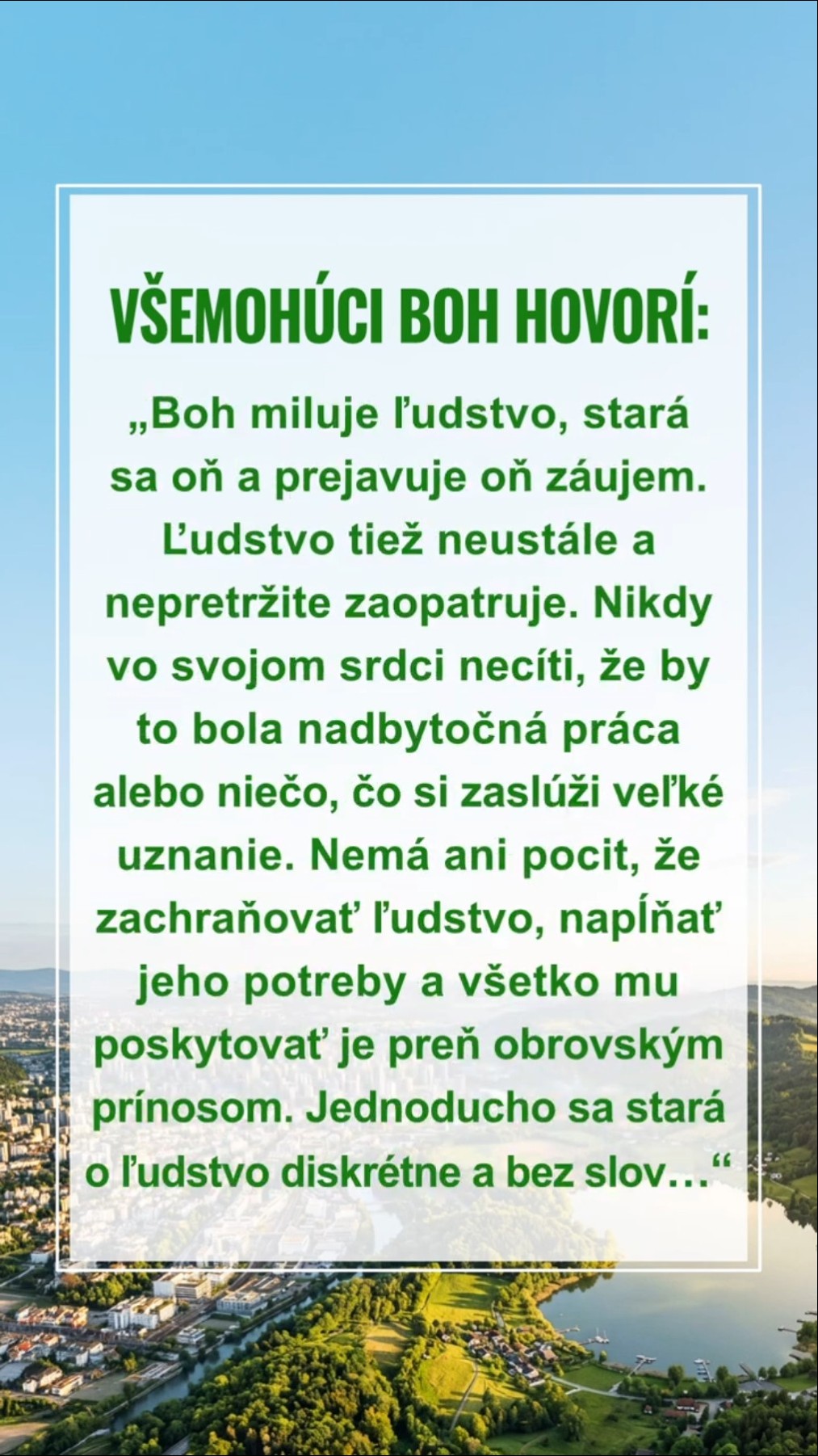Čítajte Božie slová a začnite nový deň